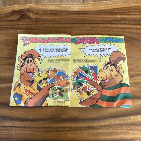 Burger King ALF MELMAC Meal Box Activity Book - Take Me, ALF To The Ball Game - Picture 8 of 11